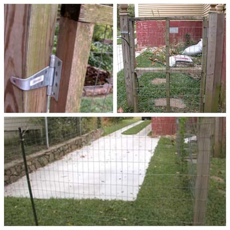 Diy mesh hot sale gate